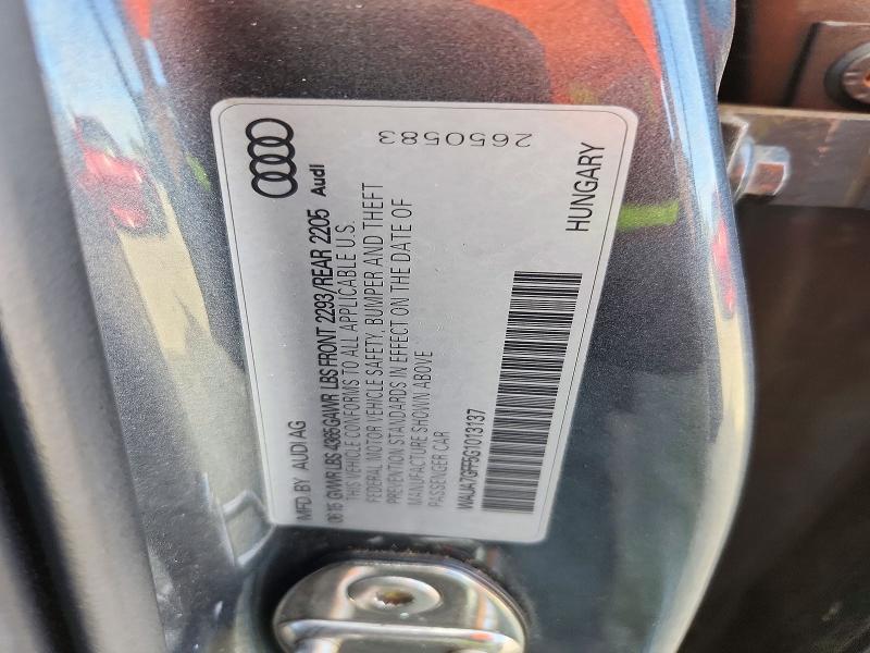 72588376 :رقم المزاد ، WAUA7GFF5G1013137 vin ، 2016 Audi A3 مزاد بيع