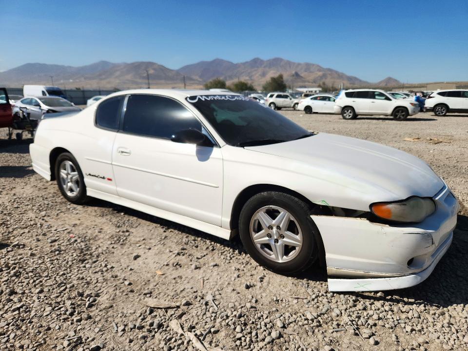 2001 Chevrolet Monte Carlo მანქანა იყიდება აუქციონზე, vin: 2G1WX15K919285481, აუქციონის ნომერი: 71862186