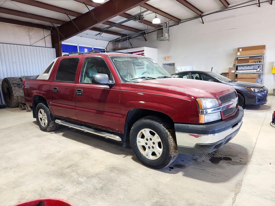 72045786 :رقم المزاد ، 3GNEK12T24G142419 vin ، 2004 Chevrolet Avalanche مزاد بيع