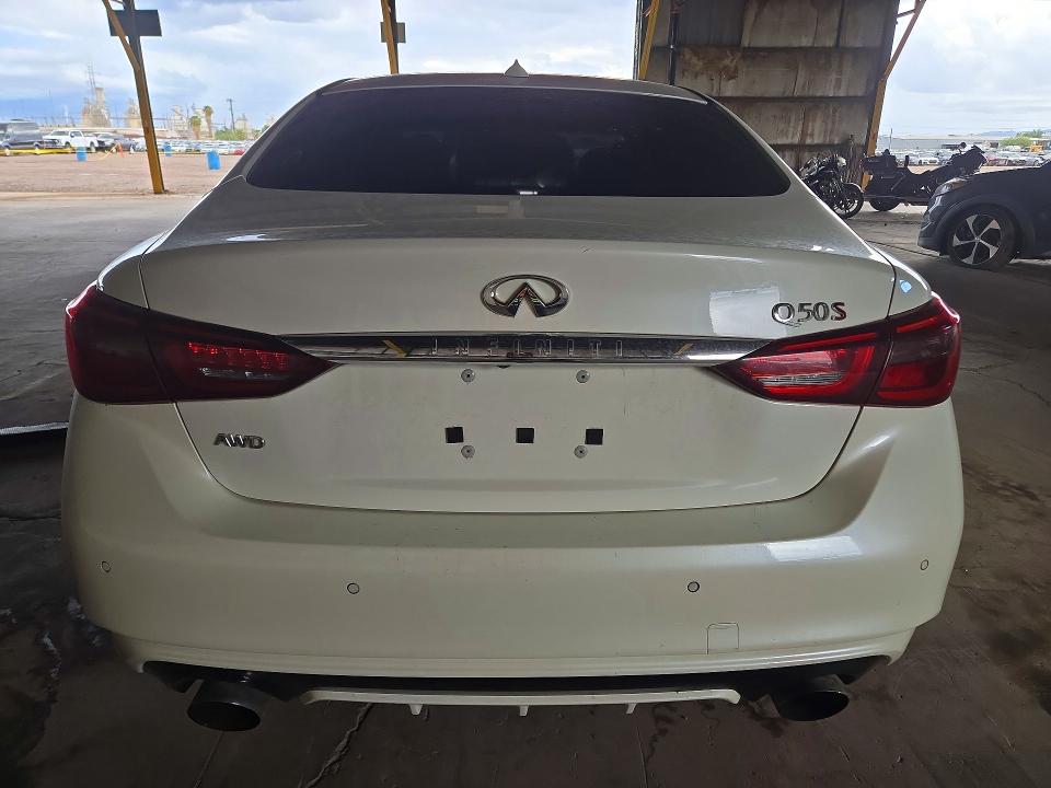 2018 Infiniti Q50 მანქანა იყიდება აუქციონზე, vin: JN1FV7AR5JM480051, აუქციონის ნომერი: 69202786