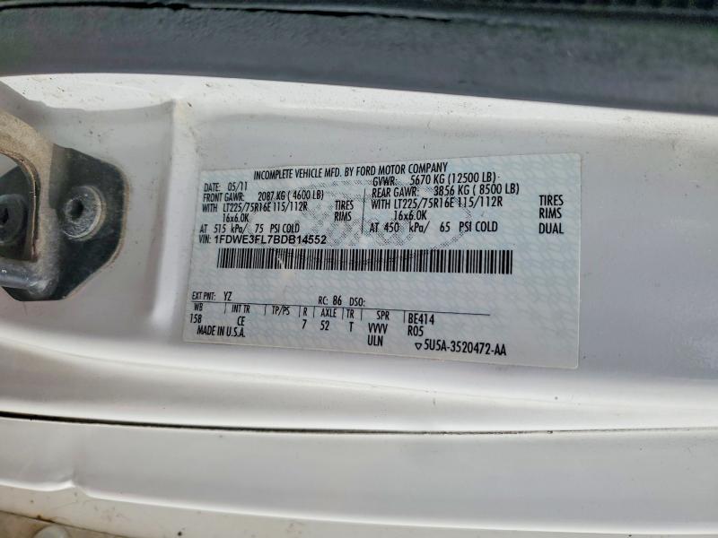 Продажа на аукционе авто 2011 Ford Econoline, vin: 1FDWE3FL7BDB14552, номер лота: 71593176