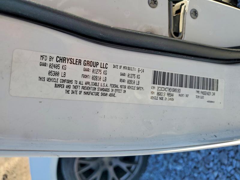 2014 Dodge Charger მანქანა იყიდება აუქციონზე, vin: 2C3CDXCT0EH309183, აუქციონის ნომერი: 71682716