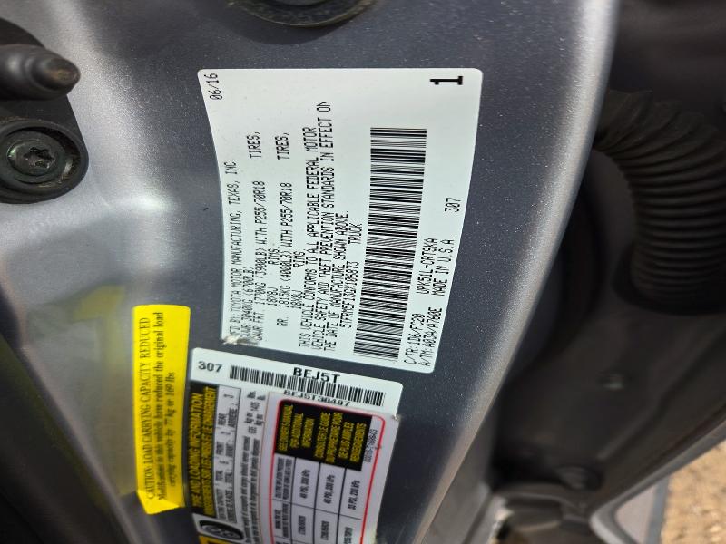 Продажа на аукционе авто 2016 Toyota Tundra, vin: 5TFRM5F13GX106873, номер лота: 71099866