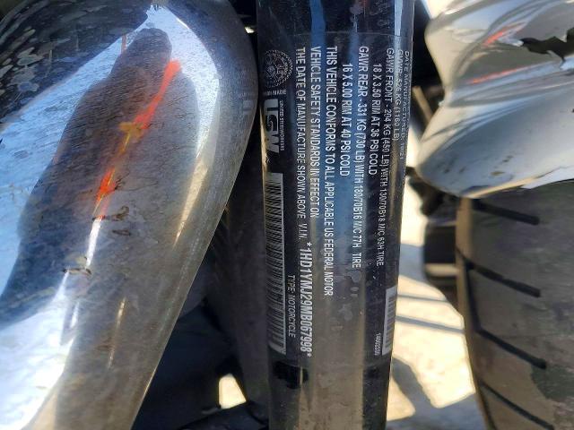 2021 Harley-davidson Flsb მანქანა იყიდება აუქციონზე, vin: 1HD1YMJ29MB067998, აუქციონის ნომერი: 71453996