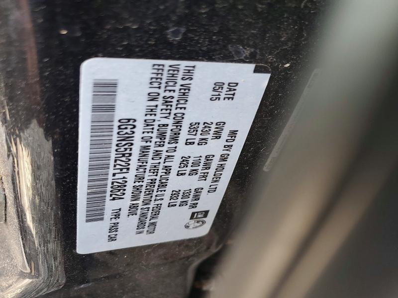 71547116 :رقم المزاد ، 6G3NS5R22FL128624 vin ، 2015 Chevrolet Caprice مزاد بيع
