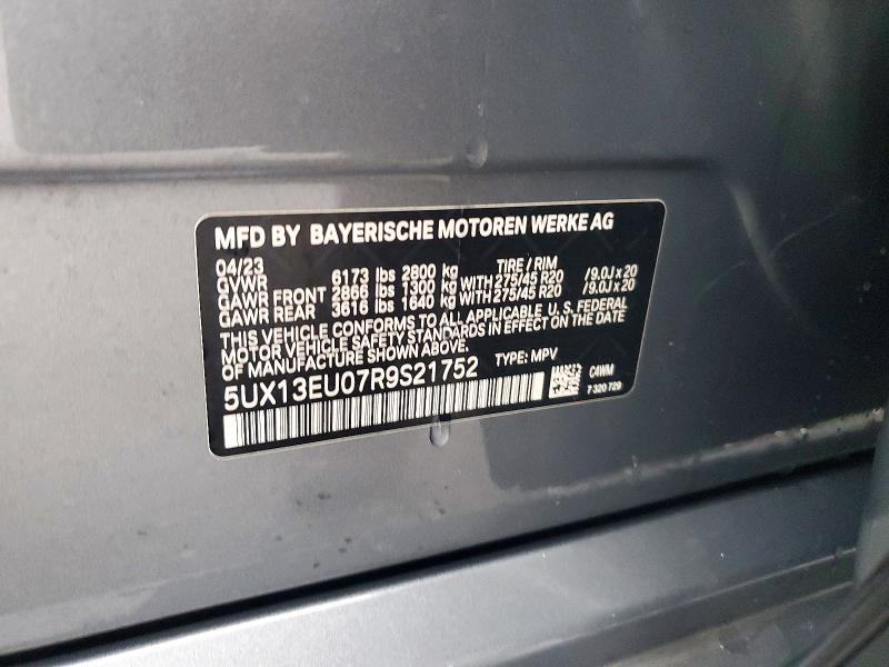 Aukcja sprzedaży 2024 Bmw X5, vin: 5UX13EU07R9S21752, numer aukcji: 72108406