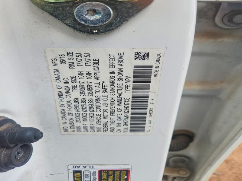 70641426 :رقم المزاد ، 2HKRW6H32JH217433 vin ، 2018 Honda Cr-v مزاد بيع