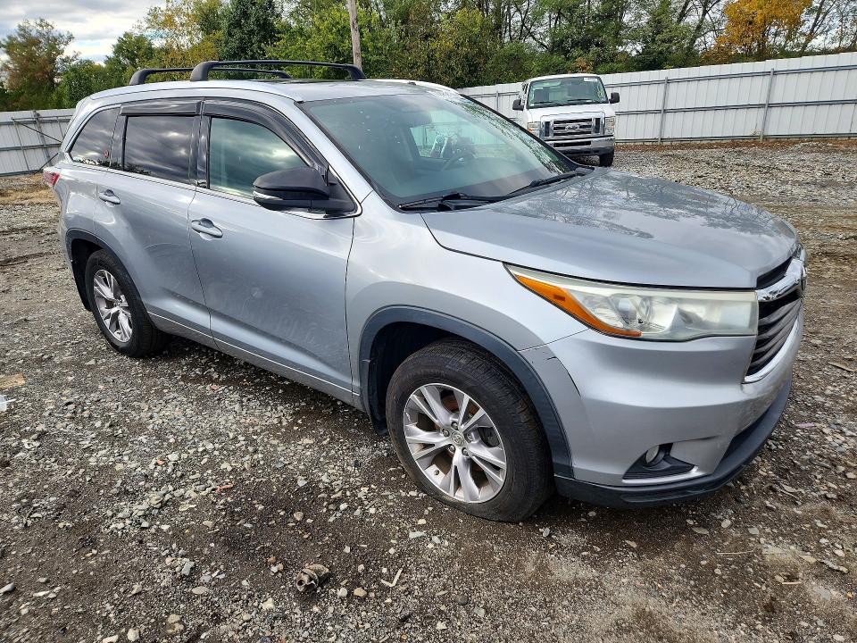 2015 Toyota Highlander მანქანა იყიდება აუქციონზე, vin: 5TDJKRFH6FS086033, აუქციონის ნომერი: 72452136