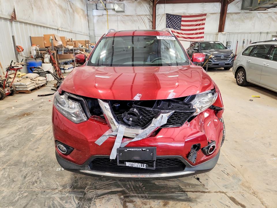 71542426 :رقم المزاد ، 5N1AT2MV4GC744475 vin ، 2016 Nissan Rogue مزاد بيع