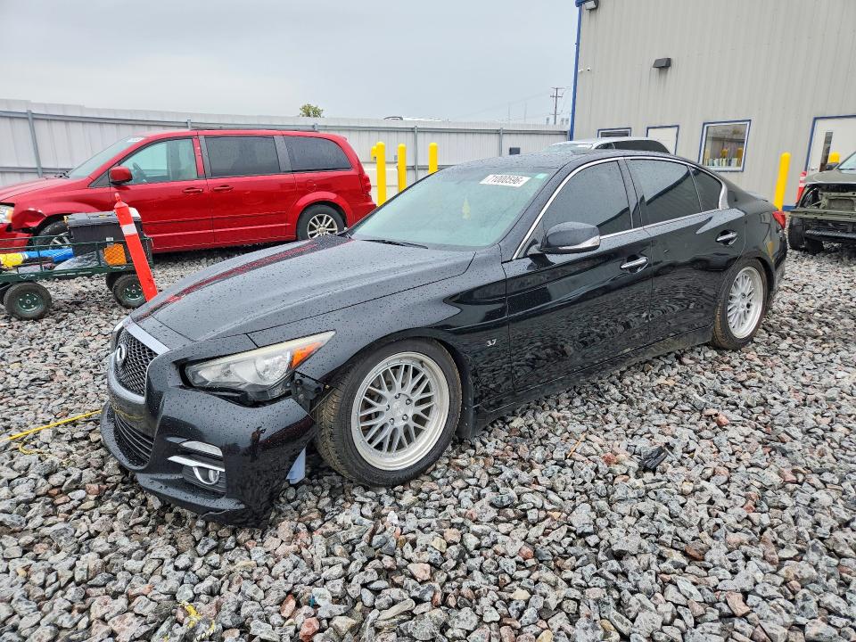 2014 Infiniti Q50 მანქანა იყიდება აუქციონზე, vin: JN1BV7AR2EM687937, აუქციონის ნომერი: 71000596