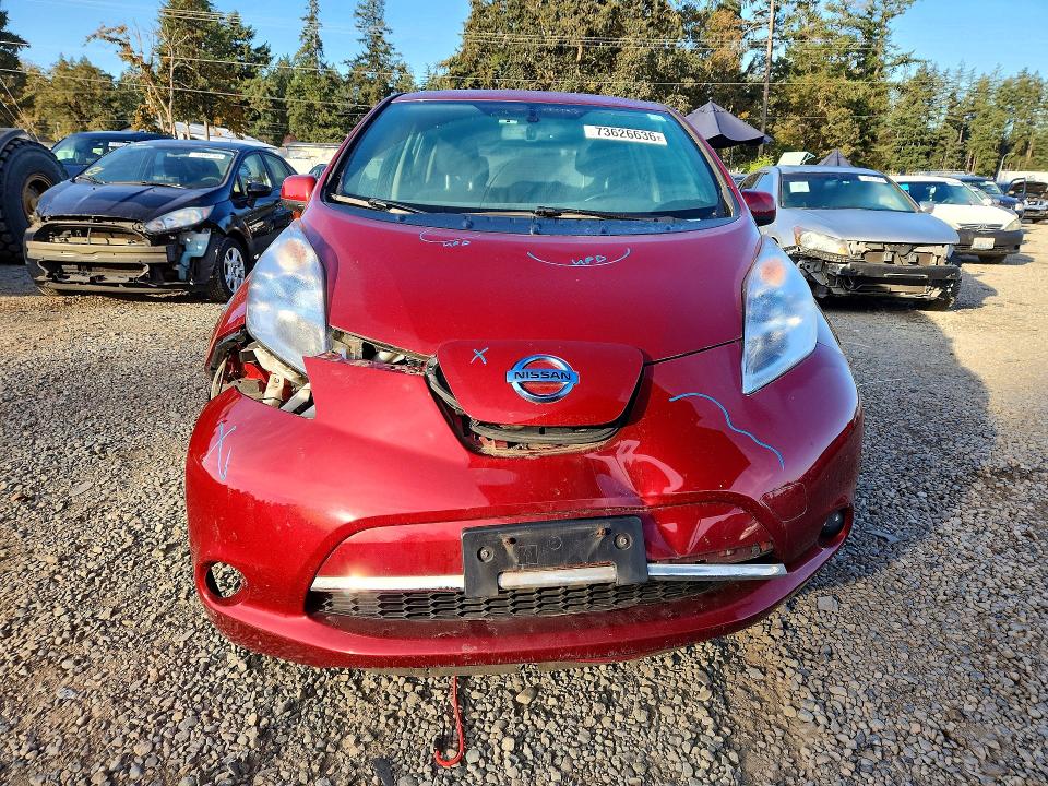 2013 Nissan Leaf მანქანა იყიდება აუქციონზე, vin: 1N4AZ0CP1DC408469, აუქციონის ნომერი: 73626636