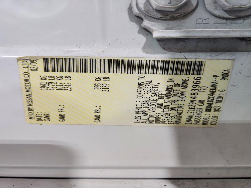 Продажа на аукционе авто 2009 Nissan Altima, vin: 1N4AL21E29N483966, номер лота: 71947326