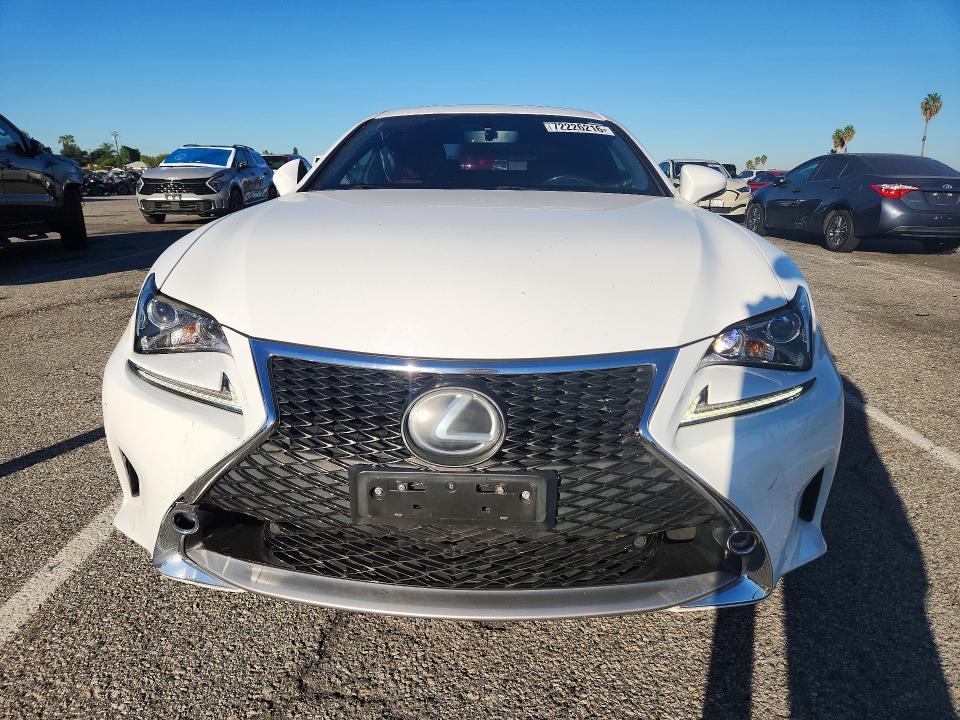 Продаж на аукціоні авто 2016 Lexus Rc, vin: JTHHE5BC8G5014359, номер лоту: 72226216