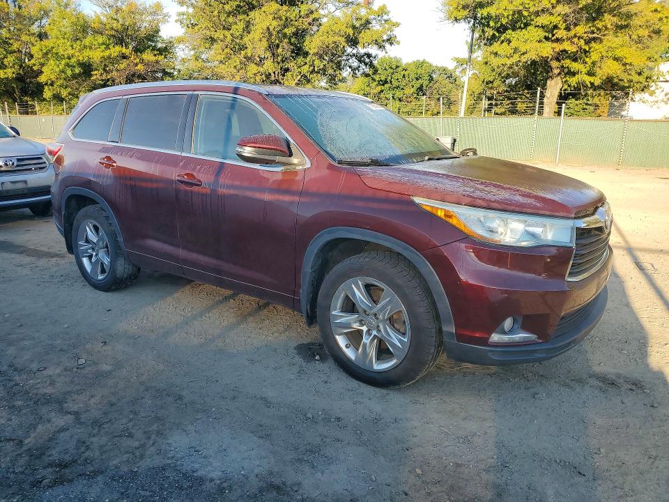 Продажа на аукционе авто 2015 Toyota Highlander, vin: 5TDDKRFH9FS124755, номер лота: 71206966