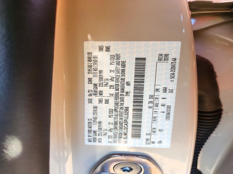 73320186 :رقم المزاد ، 5LMCJ2CA5PUL02566 vin ، 2023 Lincoln Corsair مزاد بيع