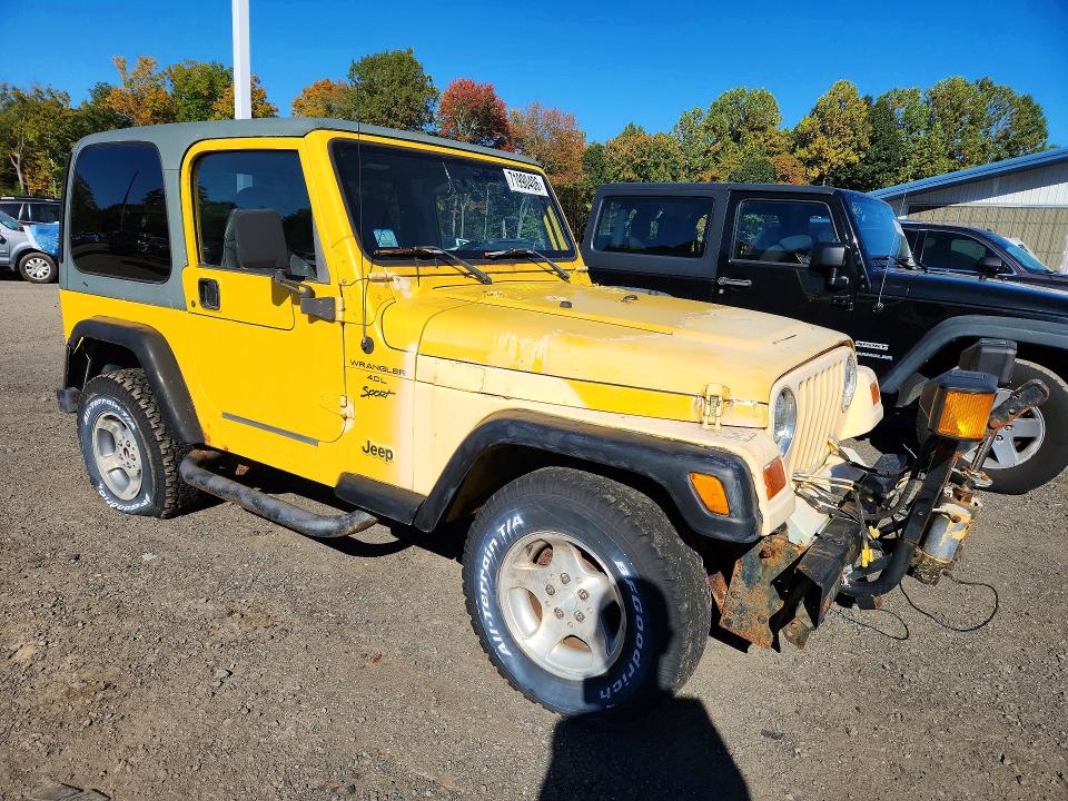 Продаж на аукціоні авто 2001 Jeep Wrangler / Tj, vin: 1J4FA49S11P349822, номер лоту: 71990406