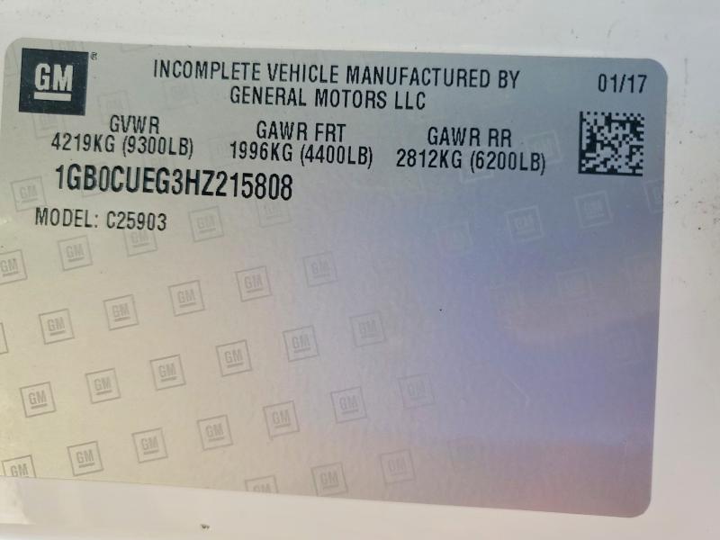 Aukcja sprzedaży 2017 Chevrolet Silverado, vin: 1GB0CUEG3HZ215808, numer aukcji: 69569866