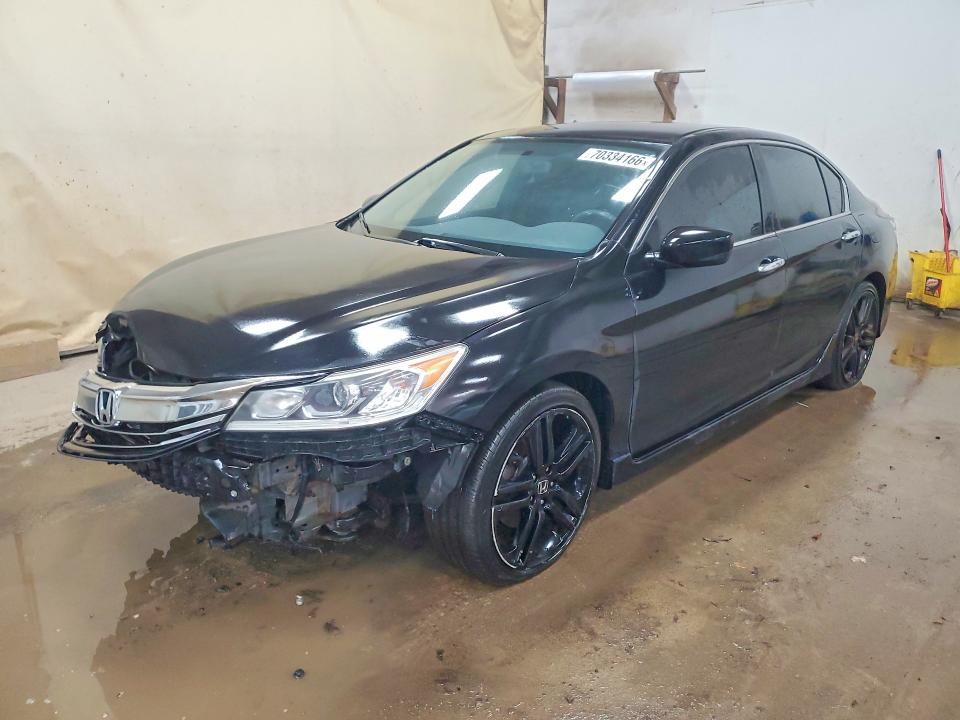 70334166 :رقم المزاد ، 1HGCR2F59GA171398 vin ، 2016 Honda Accord مزاد بيع