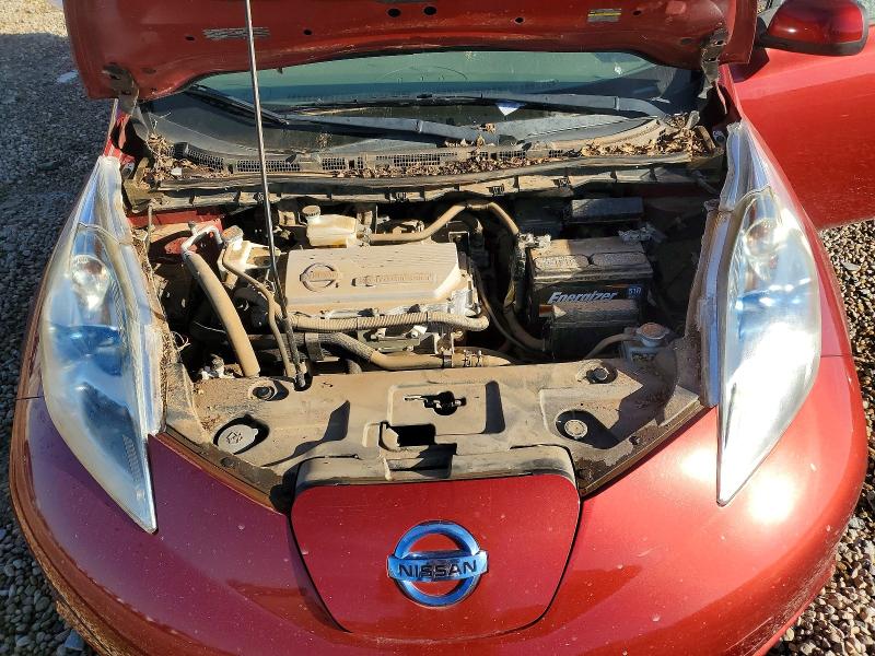 2011 Nissan Leaf მანქანა იყიდება აუქციონზე, vin: JN1AZ0CP7BT000617, აუქციონის ნომერი: 71659666