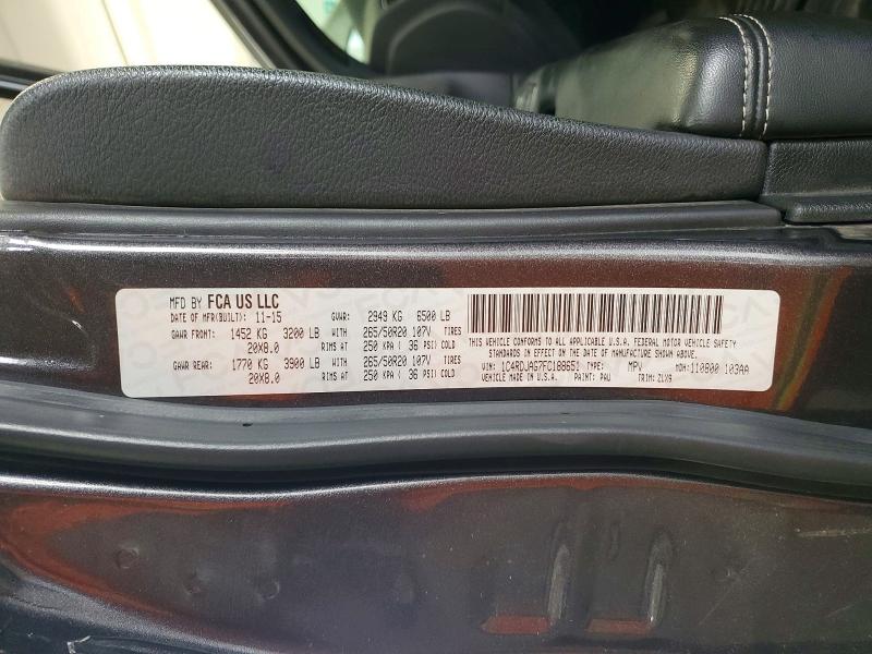 Aukcja sprzedaży 2015 Dodge Durango, vin: 1C4RDJAG7FC188651, numer aukcji: 71034526