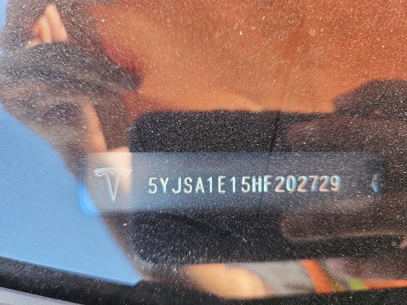 Aukcja sprzedaży 2017 Tesla Model S, vin: 5YJSA1E15HF202729, numer aukcji: 71241106