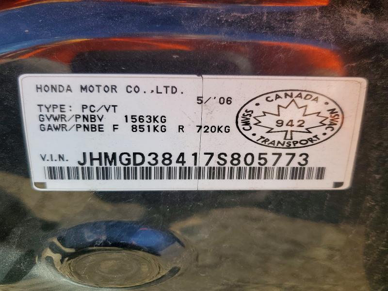 Продажа на аукционе авто 2007 Honda Fit, vin: JHMGD38417S805773, номер лота: 71667676