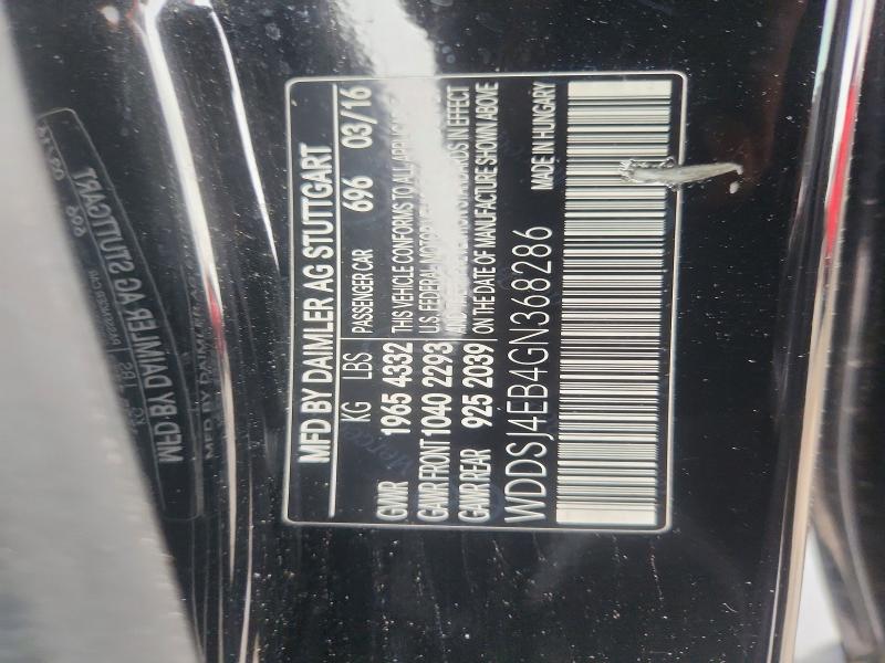 Aukcja sprzedaży 2016 Mercedes-benz Cla, vin: WDDSJ4EB4GN368286, numer aukcji: 70973186