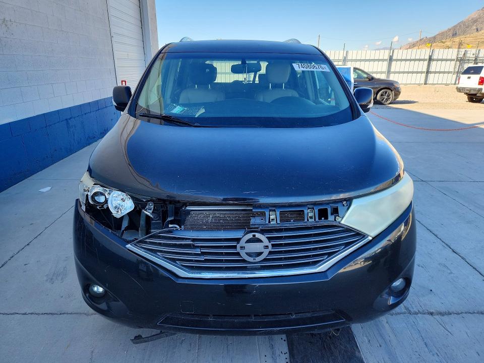 2012 Nissan Quest მანქანა იყიდება აუქციონზე, vin: JN8AE2KP3C9036832, აუქციონის ნომერი: 74080676