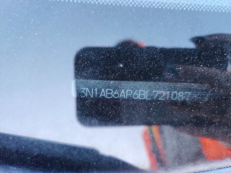 Продаж на аукціоні авто 2011 Nissan Sentra, vin: 3N1AB6AP6BL721087, номер лоту: 71625186