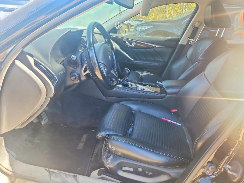 2014 Infiniti Q50 Hybrid მანქანა იყიდება აუქციონზე, vin: JN1AV7AR1EM701855, აუქციონის ნომერი: 69169606