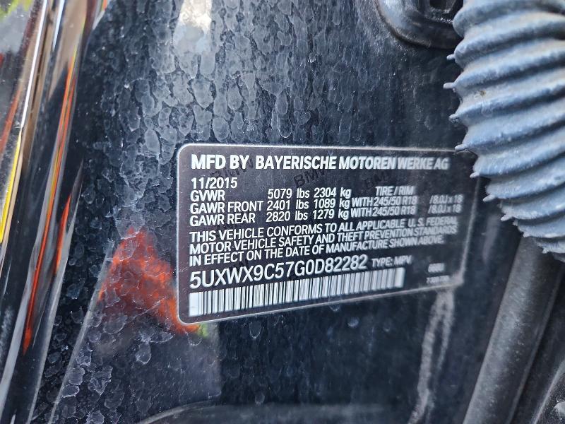 Продаж на аукціоні авто 2016 Bmw X3, vin: 5UXWX9C57G0D82282, номер лоту: 70162486