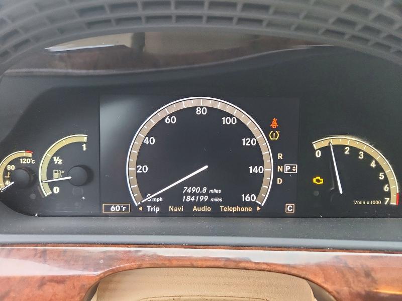 2009 Mercedes-benz S მანქანა იყიდება აუქციონზე, vin: WDDNG71X69A260535, აუქციონის ნომერი: 72829066