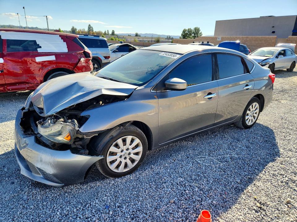 2017 Nissan Sentra მანქანა იყიდება აუქციონზე, vin: 3N1AB7AP5HY382128, აუქციონის ნომერი: 72453856