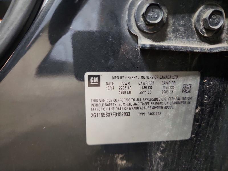 Продаж на аукціоні авто 2015 Chevrolet Impala, vin: 2G1165S37F9152033, номер лоту: 71248446