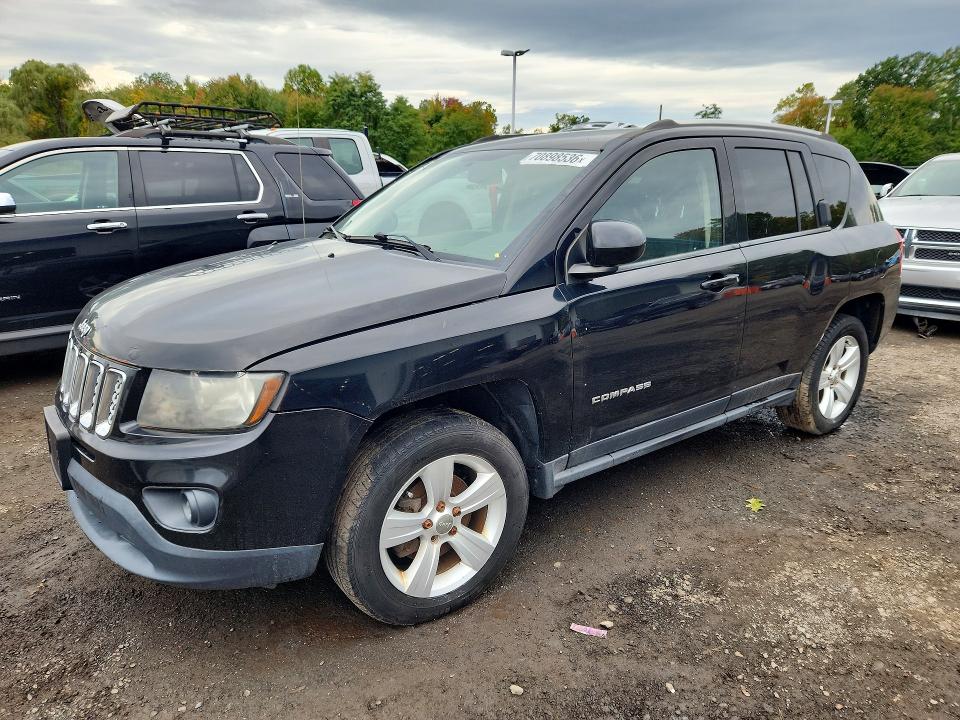 2014 Jeep Compass მანქანა იყიდება აუქციონზე, vin: 1C4NJDEB7ED730802, აუქციონის ნომერი: 70898536