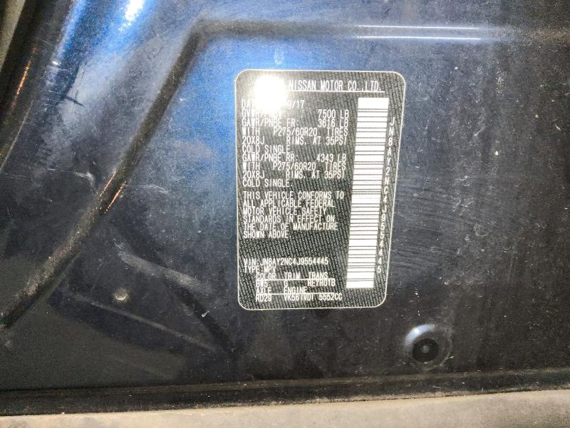 Продажа на аукционе авто 2018 Nissan Armada, vin: JN8AY2NC4J9554445, номер лота: 72044316