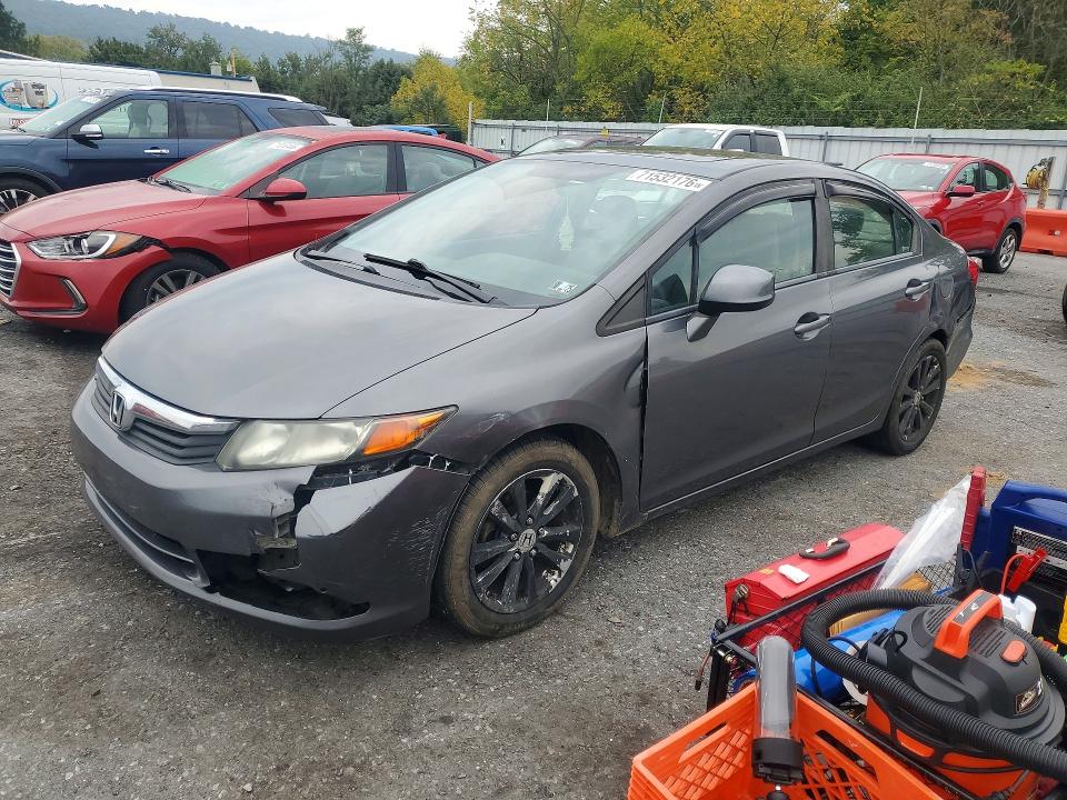 71532176 :رقم المزاد ، 19XFB2F87CE349164 vin ، 2012 Honda Civic مزاد بيع