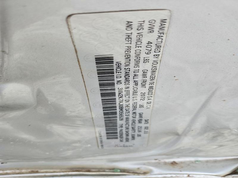 Aukcja sprzedaży 2011 Volkswagen Jetta, vin: 3VW2K7AJ0BM356528, numer aukcji: 71645296