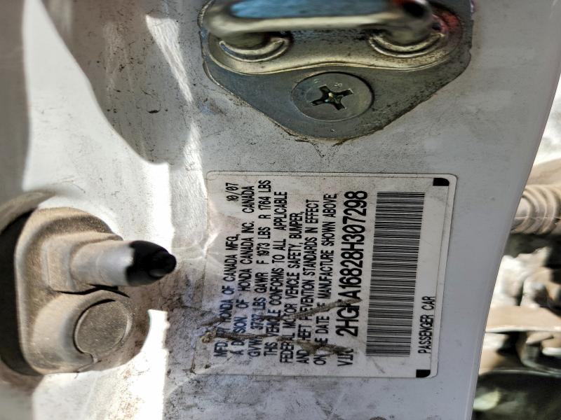 Продаж на аукціоні авто 2008 Honda Civic, vin: 2HGFA16828H307298, номер лоту: 71761356