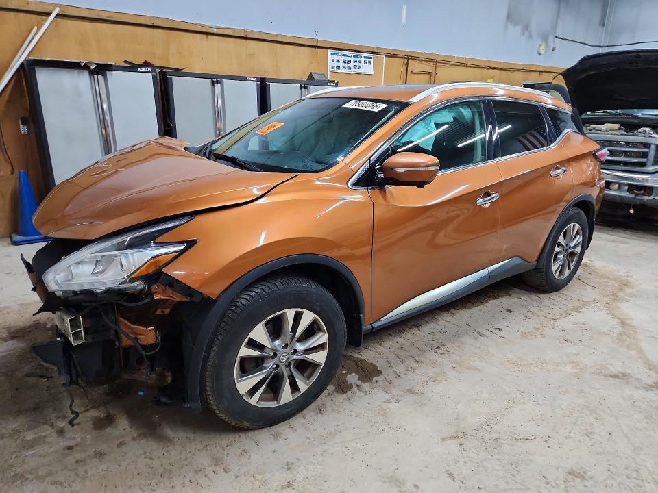 Auction sale of the 2015 Nissan Murano, vin: 5N1AZ2MH5FN240528, lot number: 70960086