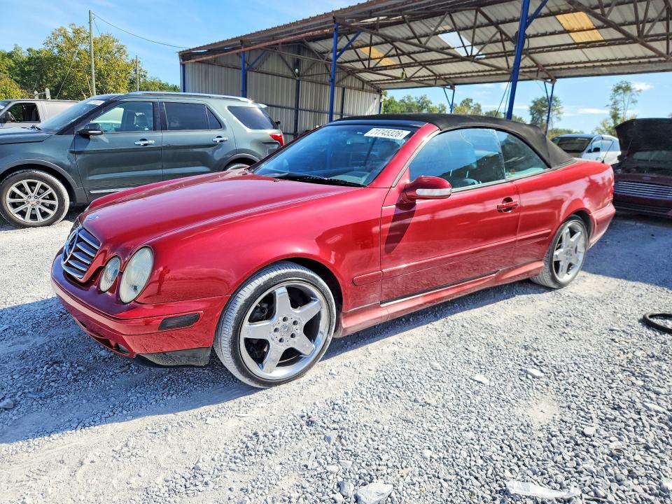 71745326 :رقم المزاد ، WDBLK70G52T102472 vin ، 2002 Mercedes-benz Clk مزاد بيع