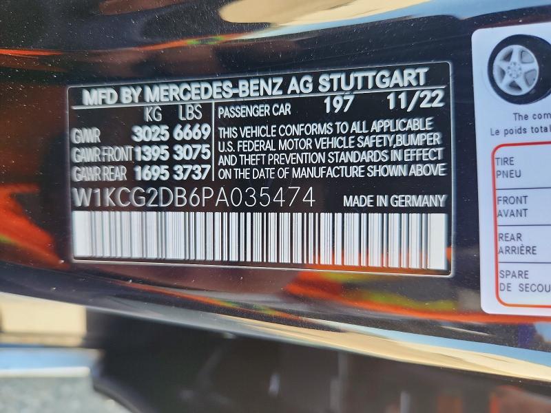 Продаж на аукціоні авто 2023 Mercedes-benz Eqs Sedan, vin: W1KCG2DB6PA035474, номер лоту: 65738396