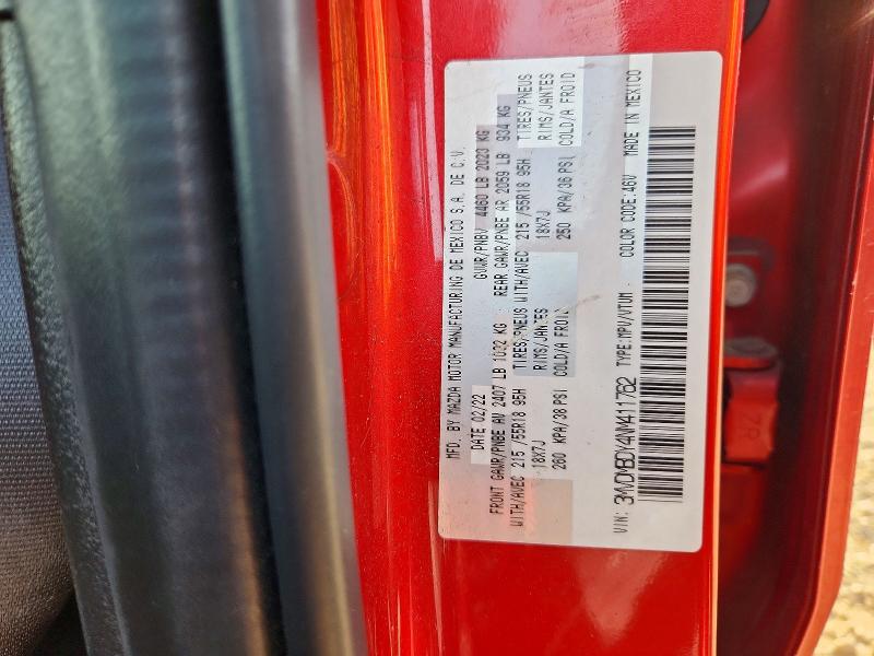Продажа на аукционе авто 2022 Mazda Cx-30, vin: 3MVDMBDY4NM411762, номер лота: 73672836