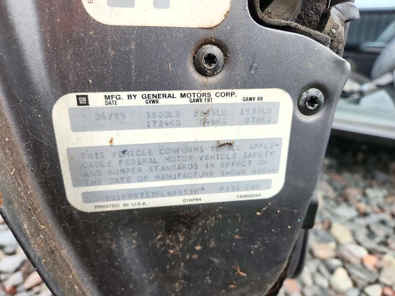 Aukcja sprzedaży 1985 Chevrolet Camaro, vin: 1G1FP87S7FL488536, numer aukcji: 73765026