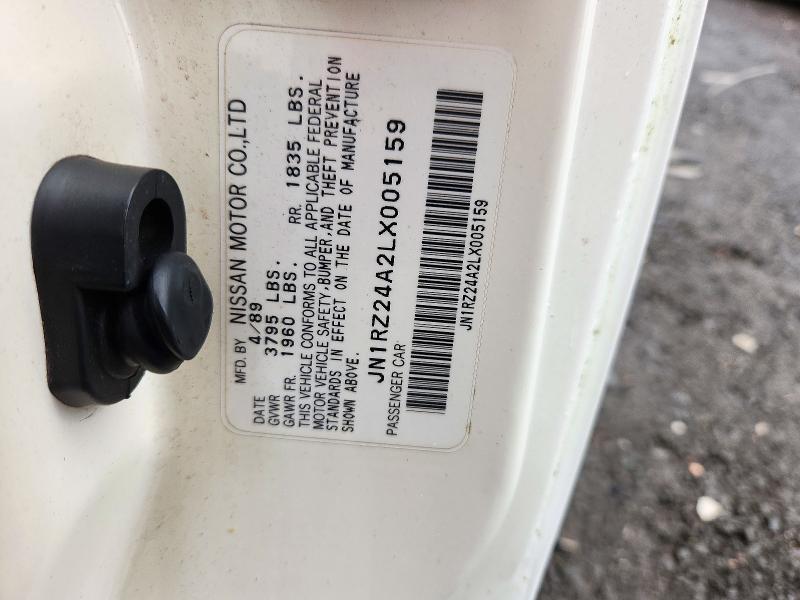 Aukcja sprzedaży 1990 Nissan 300zx, vin: JN1RZ24A2LX005159, numer aukcji: 72765116