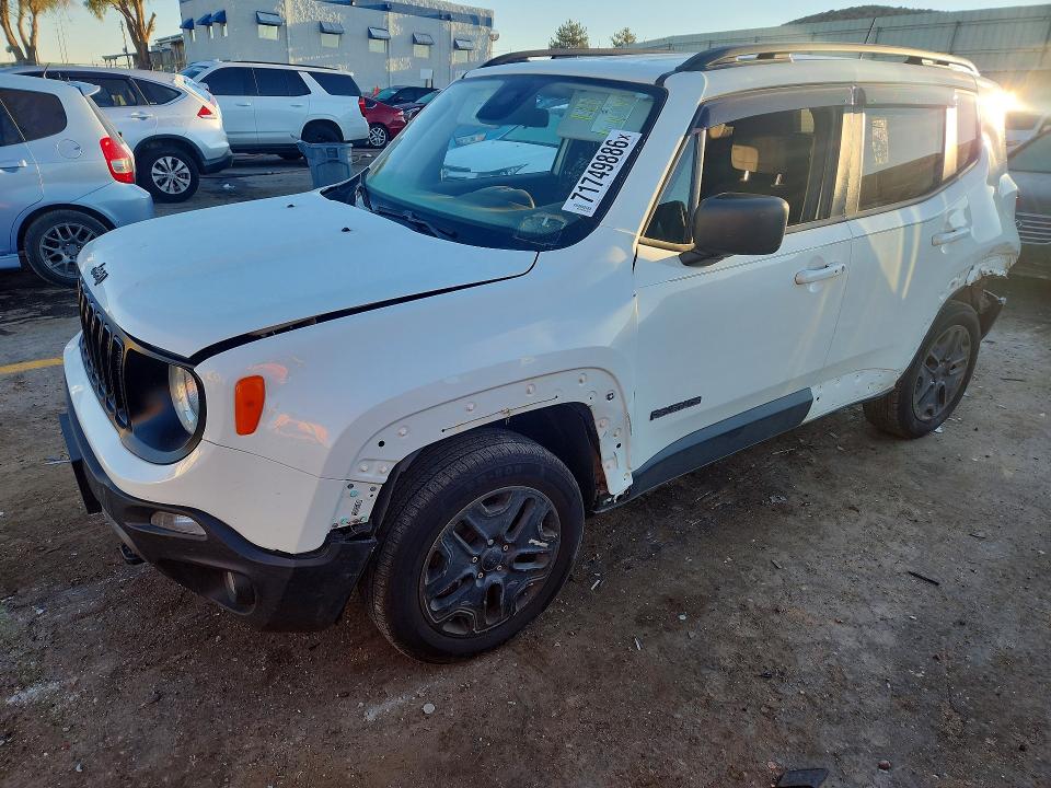 2020 Jeep Renegade მანქანა იყიდება აუქციონზე, vin: ZACNJBAB3LPL42536, აუქციონის ნომერი: 71749886