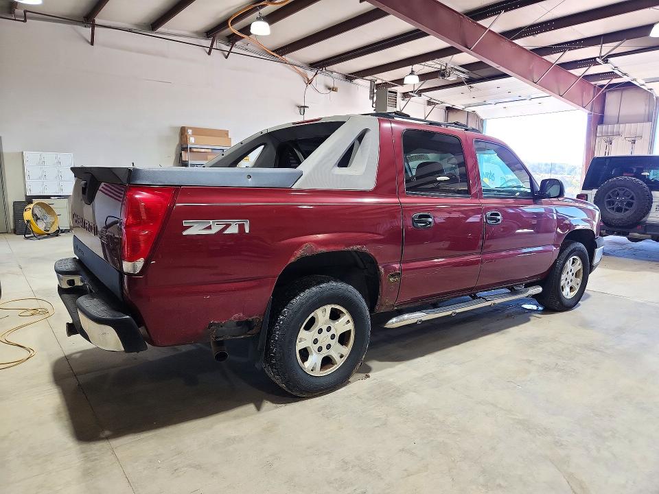 72045786 :رقم المزاد ، 3GNEK12T24G142419 vin ، 2004 Chevrolet Avalanche مزاد بيع