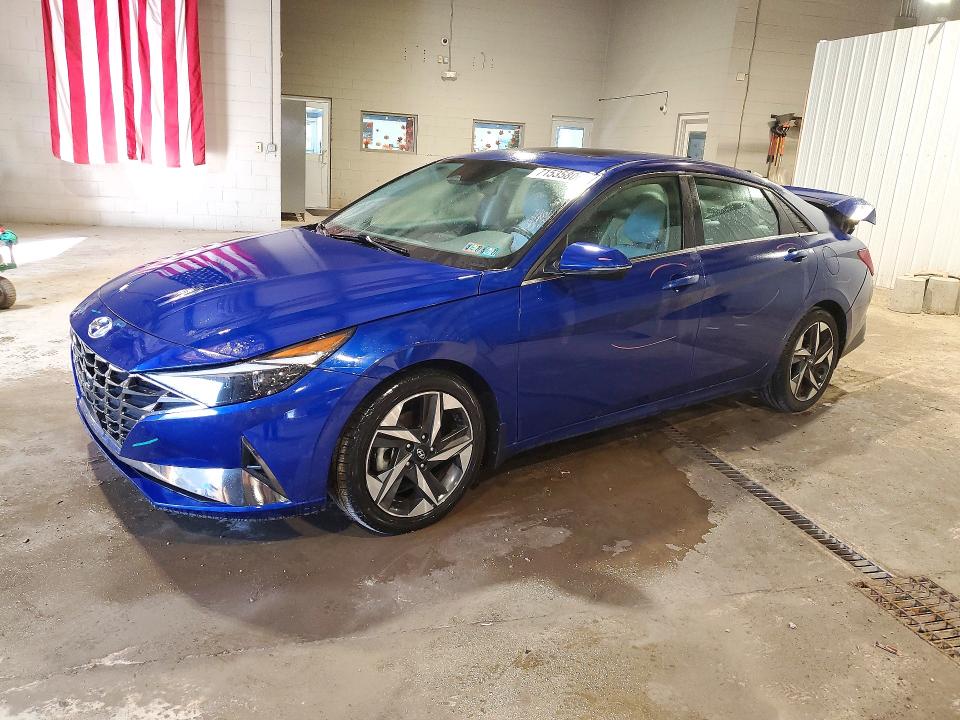 Продажа на аукционе авто 2022 Hyundai Elantra, vin: 5NPLP4AG8NH076393, номер лота: 71535806