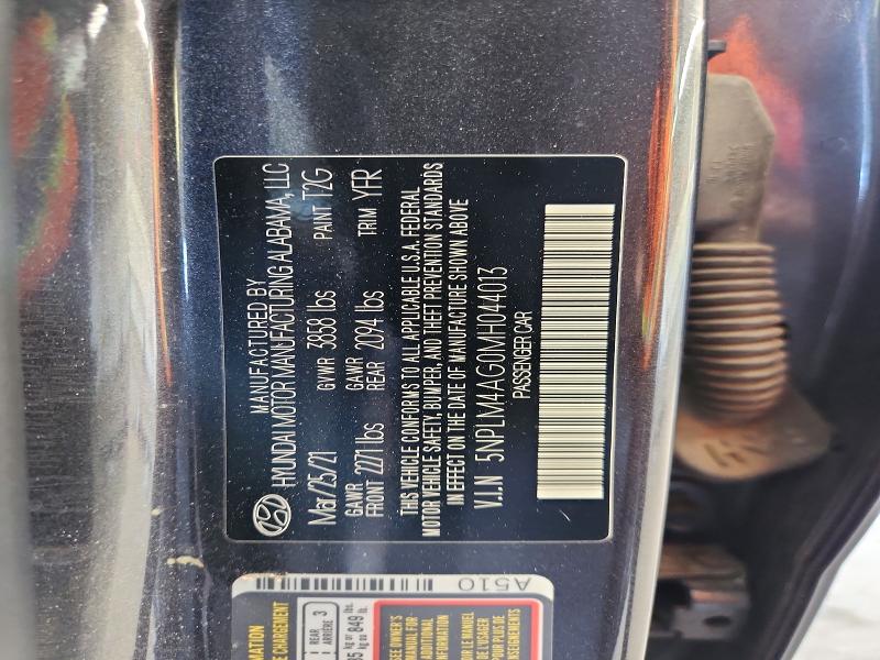 Продажа на аукционе авто 2021 Hyundai Elantra, vin: 5NPLM4AG0MH044013, номер лота: 72168416