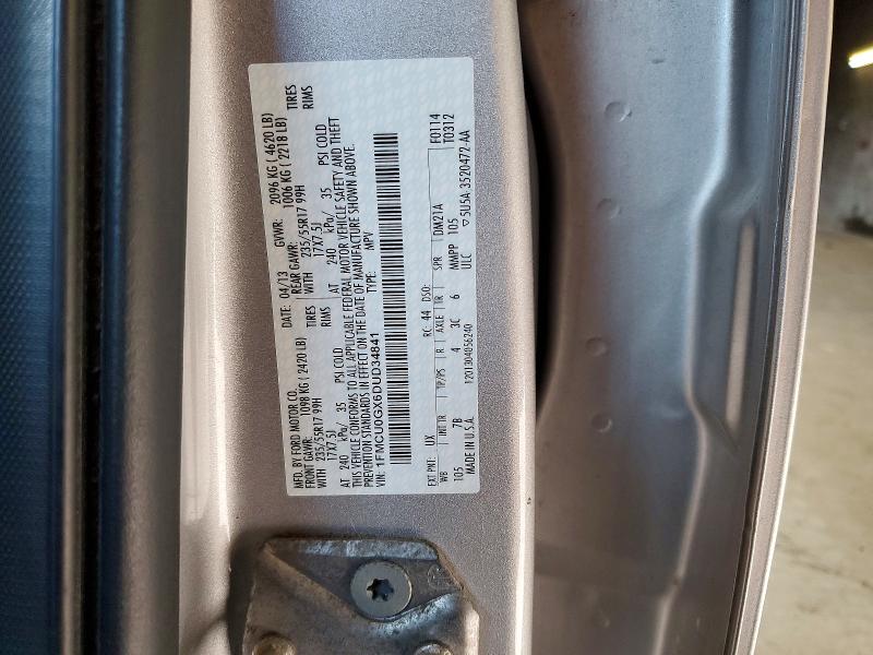 Продажа на аукционе авто 2013 Ford Escape, vin: 1FMCU0GX6DUD34841, номер лота: 70916786